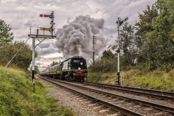 Картинка техника паровозы локомотив состав