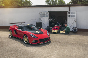 Картинка lotus+exige+gt+type+49+ 2018 автомобили lotus type 49 гараж красный exige лотус gt
