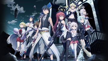 Картинка аниме trinity+seven trinity seven