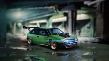 Картинка автомобили виртуальный+тюнинг фон тюнинг ваз