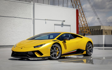 Картинка 2018+lamborghini+huracan+perfomante автомобили lamborghini huracan ламборджини тюнинг суперкар performante vag yellow 2018 спортивный автомобиль желтый