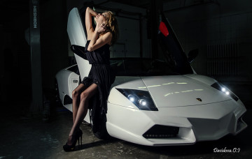 обоя автомобили, -авто с девушками, авто, девушки