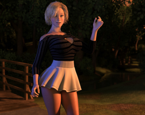 Обои картинки фото 3д графика, люди , people, девушка, фон, взгляд