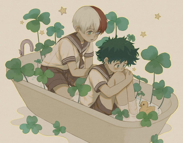 Обои картинки фото аниме, boku no hero academia, моя, геройская, академия