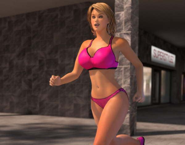 Обои картинки фото 3д графика, люди , people, девушка, взгляд, фон