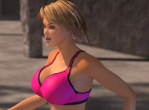 Обои картинки фото 3д графика, люди , people, фон, девушка, взгляд