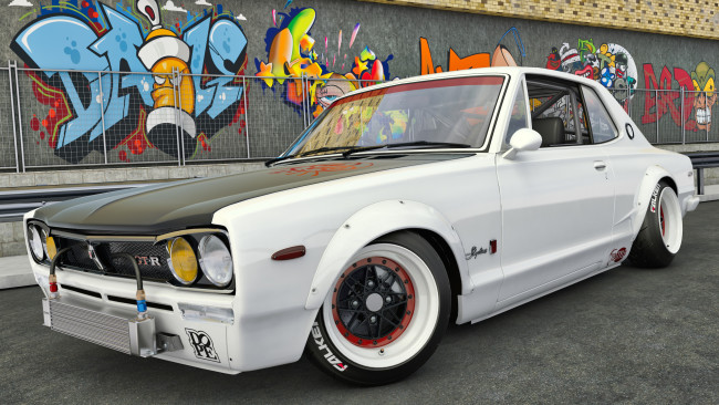 Обои картинки фото автомобили, 3д, nissan