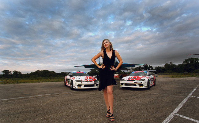 Обои картинки фото автомобили, -авто с девушками, авто, девушки