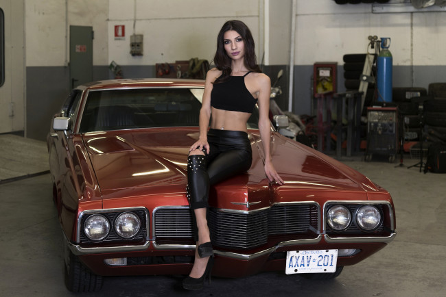 Обои картинки фото автомобили, -авто с девушками, авто, девица