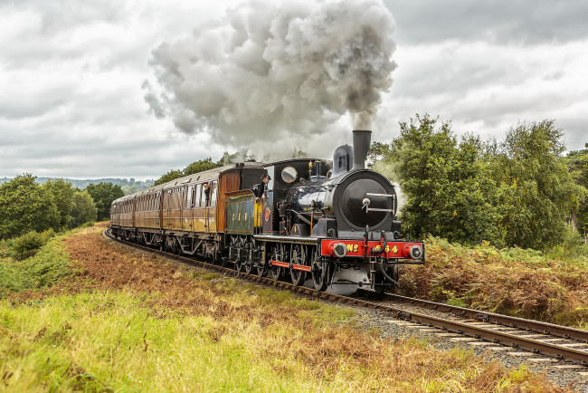 Обои картинки фото техника, паровозы, состав, локомотив