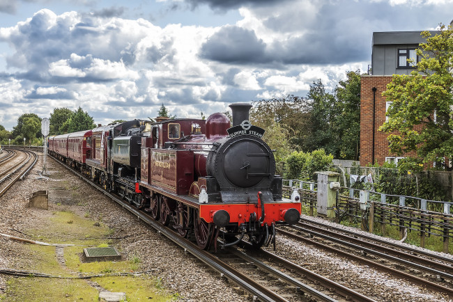 Обои картинки фото техника, паровозы, состав, локомотив