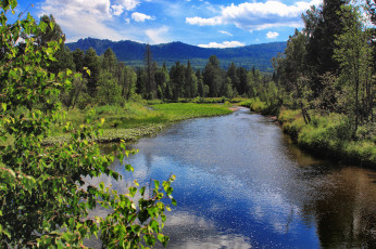 Картинка юрюзань природа реки озера россия горы лес река