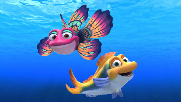 обоя мультфильмы, splash and bubbles, splash, and, bubbles