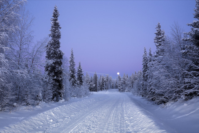 Обои картинки фото природа, зима, простор