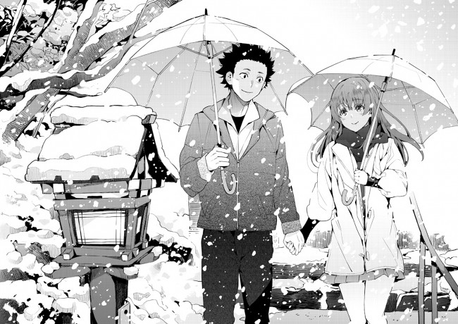 Обои картинки фото аниме, koe no katachi, форма, голоса