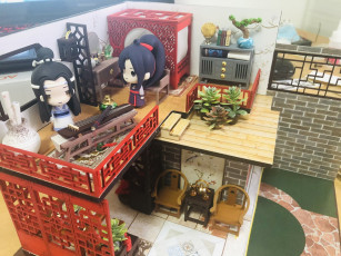 Картинка разное куклы вэй усянь лань ванцзы домик