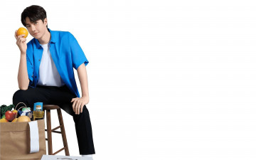 Картинка мужчины wang+yi+bo актер фрукты пакет табуретка