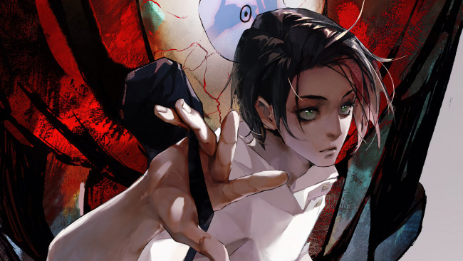 Обои картинки фото аниме, jujutsu kaisen, магическая, битва