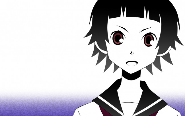Обои картинки фото аниме, sayonara zetsubo sensei, девочка, лицо, форма