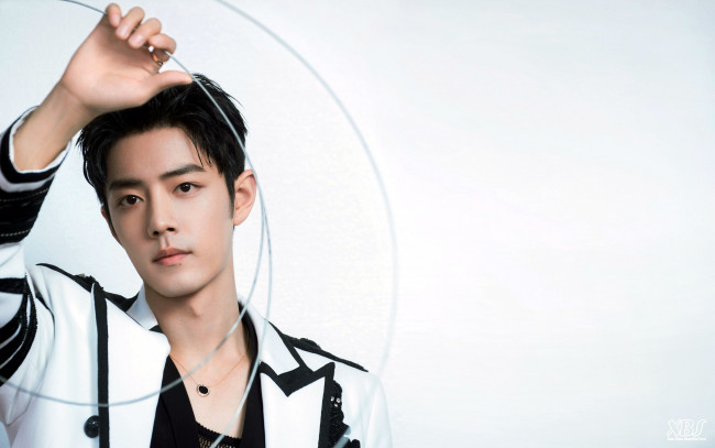 Обои картинки фото мужчины, xiao zhan, актер, пиджак, проволока