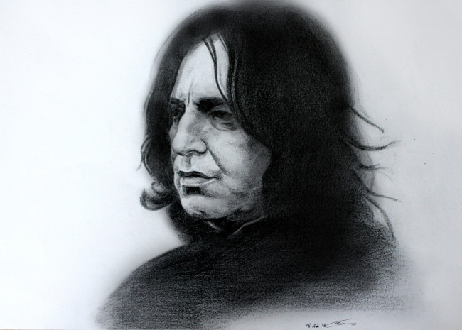 Обои картинки фото рисованное, кино,  мультфильмы, северус, снейп, маг, лицо, профессор