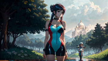 Картинка аниме город +улицы +интерьер +здания нейросети графика нейроарт ai art нейронные сети рисунки нейро искусство