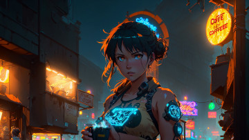 Картинка аниме оружие +техника +технологии нейросети графика нейроарт ai art нейронные сети рисунки нейро искусство