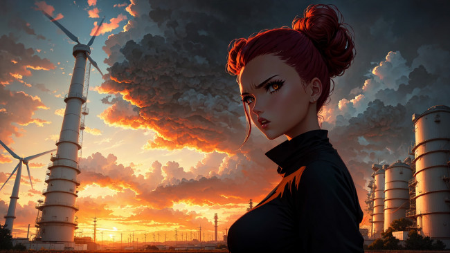 Обои картинки фото аниме, город,  улицы,  интерьер,  здания, нейросети, графика, нейроарт, ai, art, нейронные, сети, рисунки, нейро, искусство