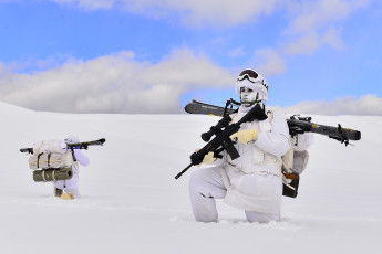 обоя оружие, армия, спецназ, подразделение, сухопутных, войск, турции, снeг, экипировка