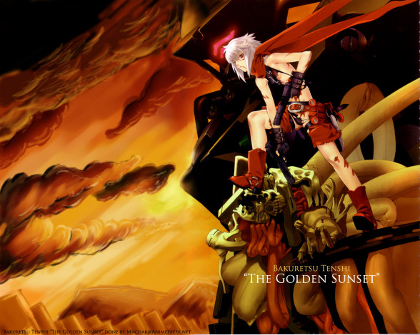 Обои картинки фото аниме, bakuretsu, tenshi