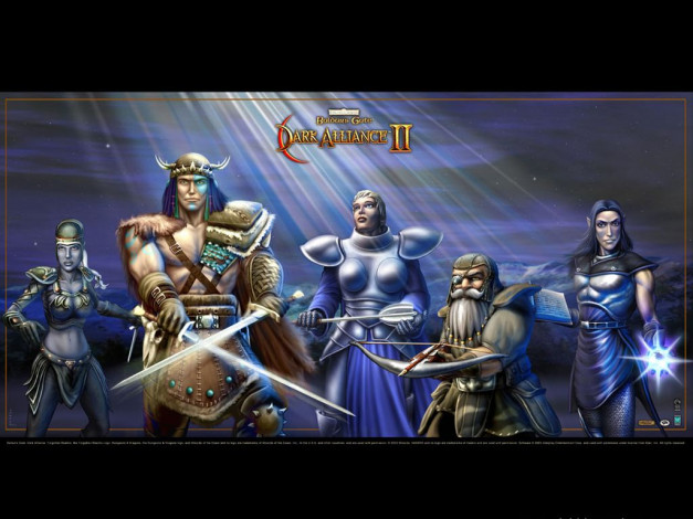 Обои картинки фото видео, игры, baldur`s, gate, dark, alliance, ii