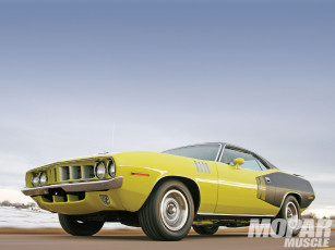 Картинка 1971 plymouth cuda автомобили