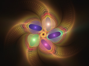 Картинка 3д графика fractal фракталы фрактал узор тёмный