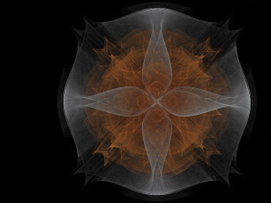 Картинка 3д графика fractal фракталы узор абстракция