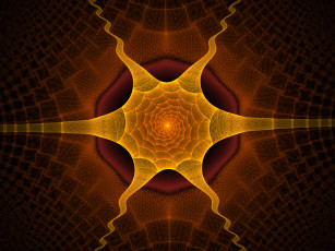 Картинка 3д графика fractal фракталы узор тёмный абстракция