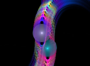 Картинка 3д графика fractal фракталы узор тёмный фрактал