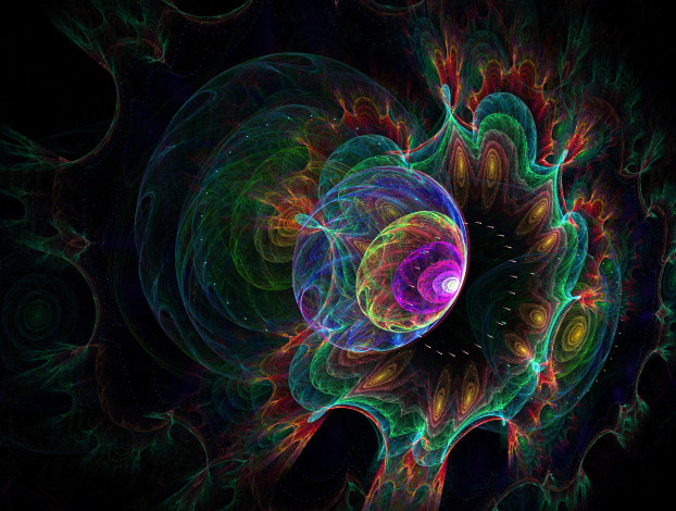 Обои картинки фото 3д, графика, fractal, фракталы, узор, тёмный, абстракция