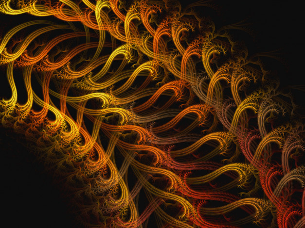 Обои картинки фото 3д, графика, fractal, фракталы, тёмный, узор, абстракция