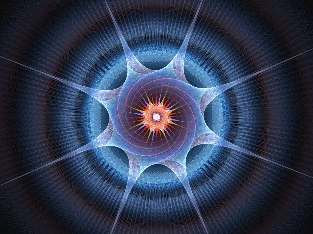 Обои картинки фото 3д, графика, fractal, фракталы, узор, абстракция, тёмный