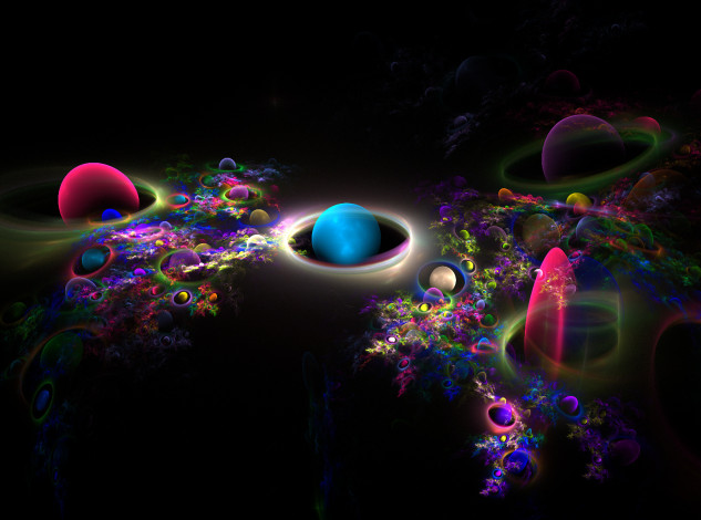 Обои картинки фото 3д, графика, fractal, фракталы, тёмный, узор, фрактал