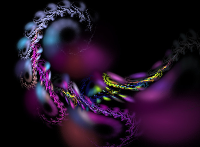 Обои картинки фото 3д, графика, fractal, фракталы, узор, тёмный, фрактал