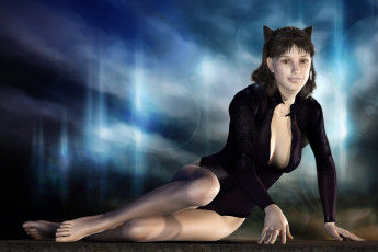 Картинка 3д графика people люди девушка