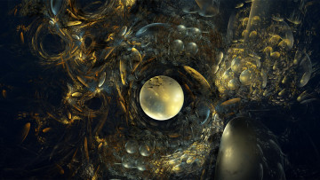 Картинка 3д графика fractal фракталы узор цвета фон