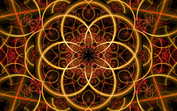 Картинка 3д графика fractal фракталы цвета фон узор