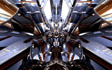 Картинка 3д графика fractal фракталы фон узор цвета