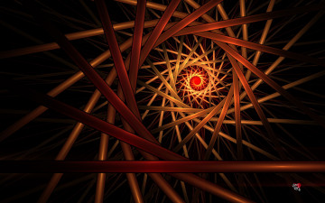 Картинка 3д графика fractal фракталы узор цвета фон