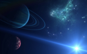 Картинка космос арт планета