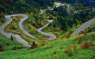 Картинка природа дороги дорога горы