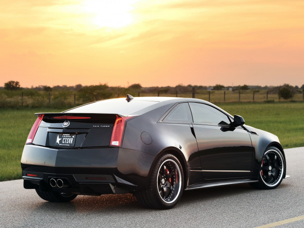 Обои картинки фото hennessey, cadillac, vr1200, twin, turbo, coupe, автомобили