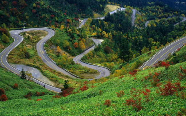 Обои картинки фото природа, дороги, дорога, горы